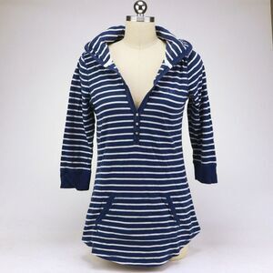 NEW Gilly Hicks Stripe Sweater Sweatshirt Hoodie Dress L